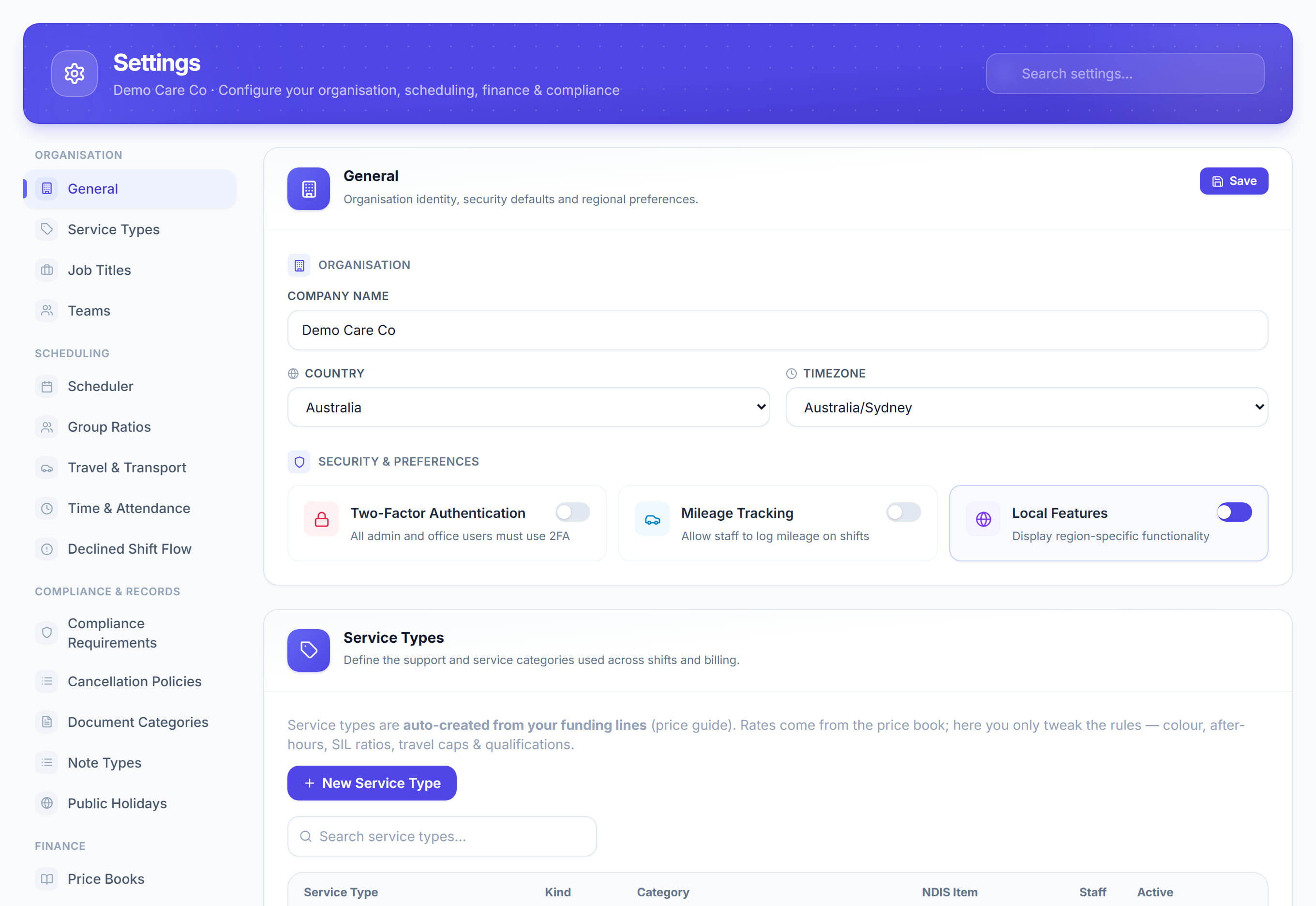 Compliance Requirements in Rostery