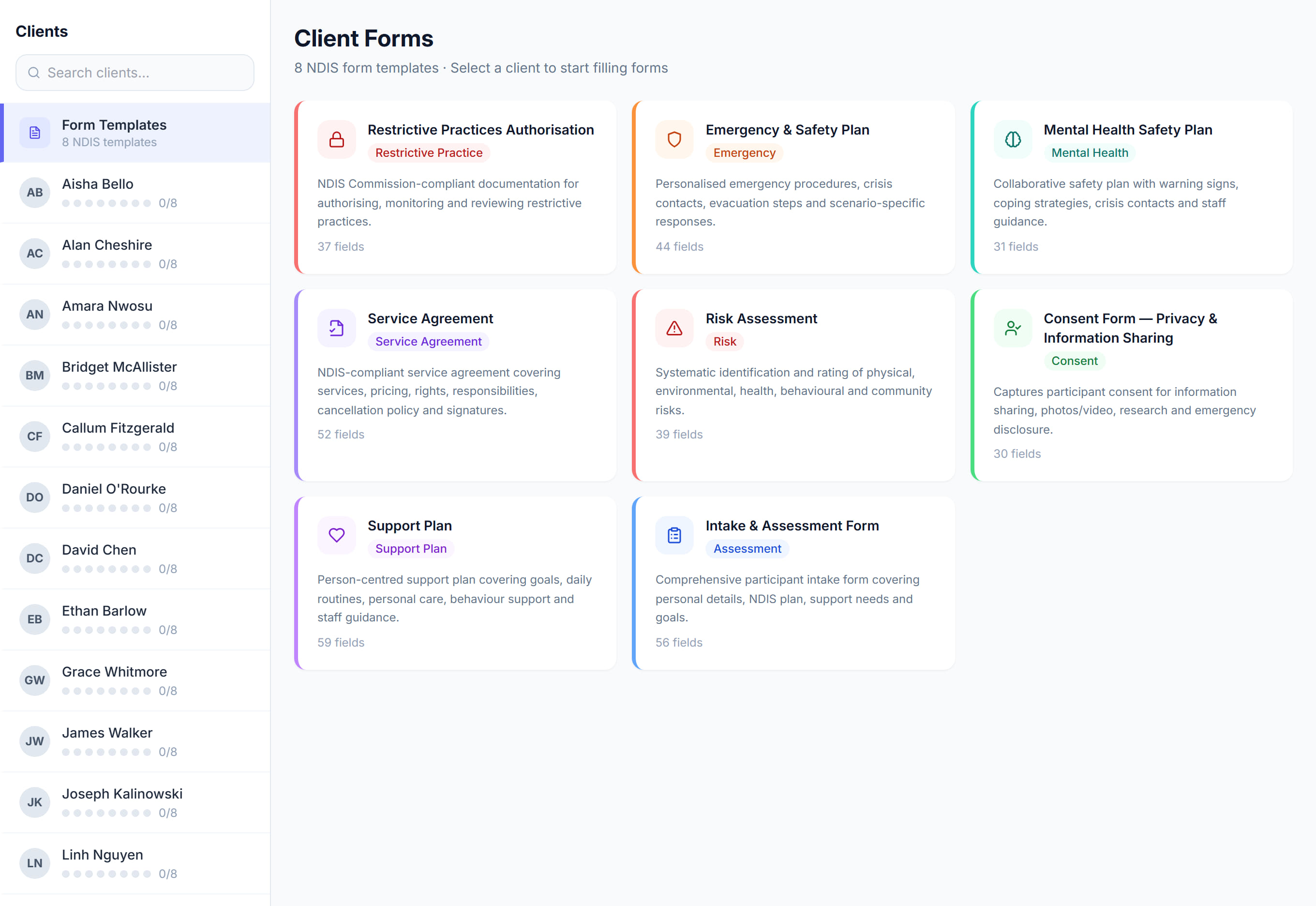 Forms in Rostery