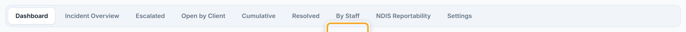 Incidents, step 1