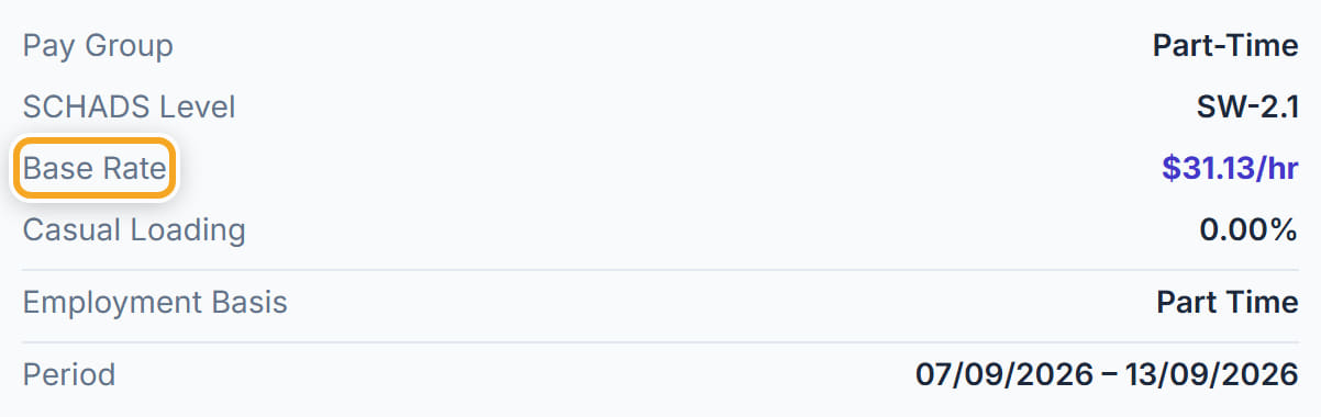 Payslips, step 4