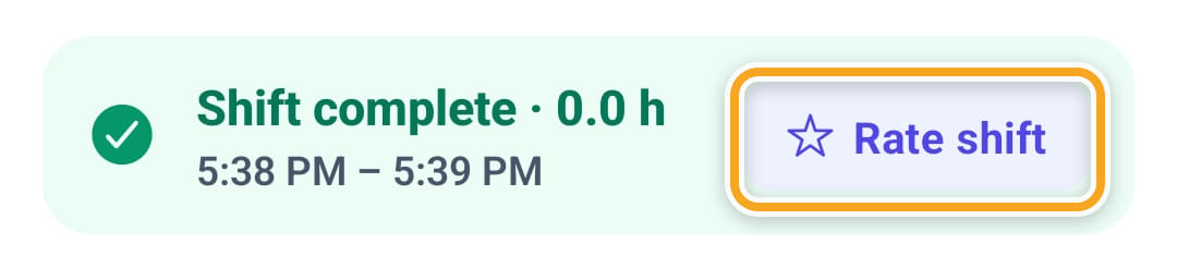 Clocking in and out, step 8