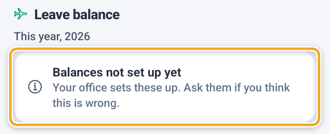 Leave, step 2