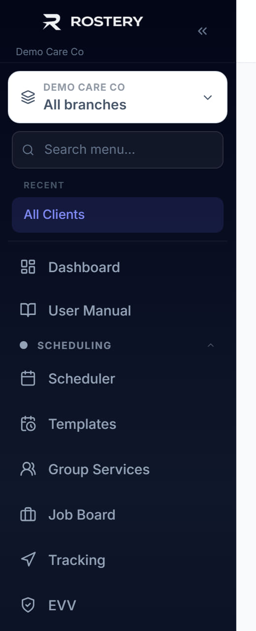 All Clients, step 1