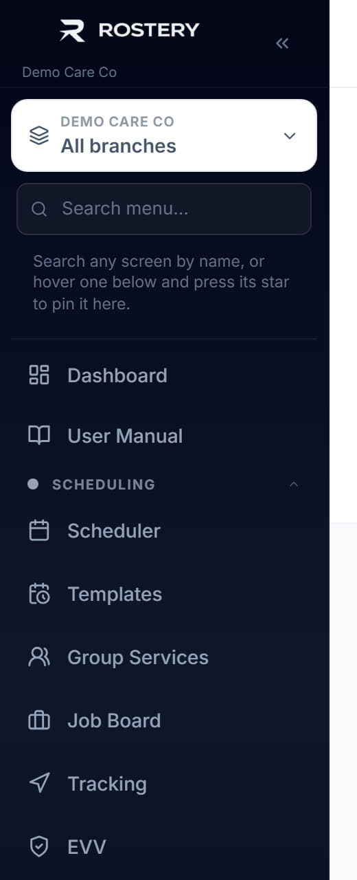 Client Calendar, step 1