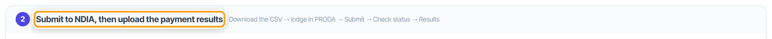 NDIA Claims, step 5