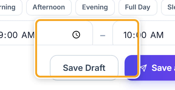 Add a shift, step 3