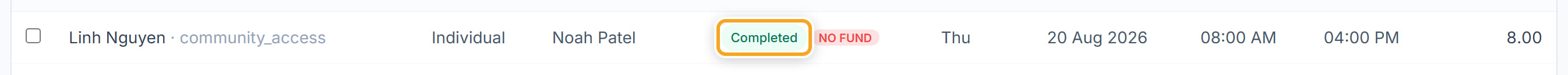 Change many shifts at once, step 7